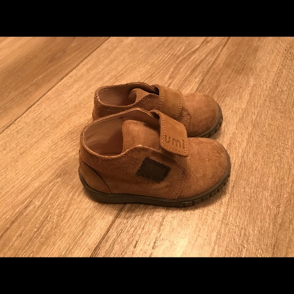 UMI Suede toddler winter boots in dark beige - Picture 4 of 4